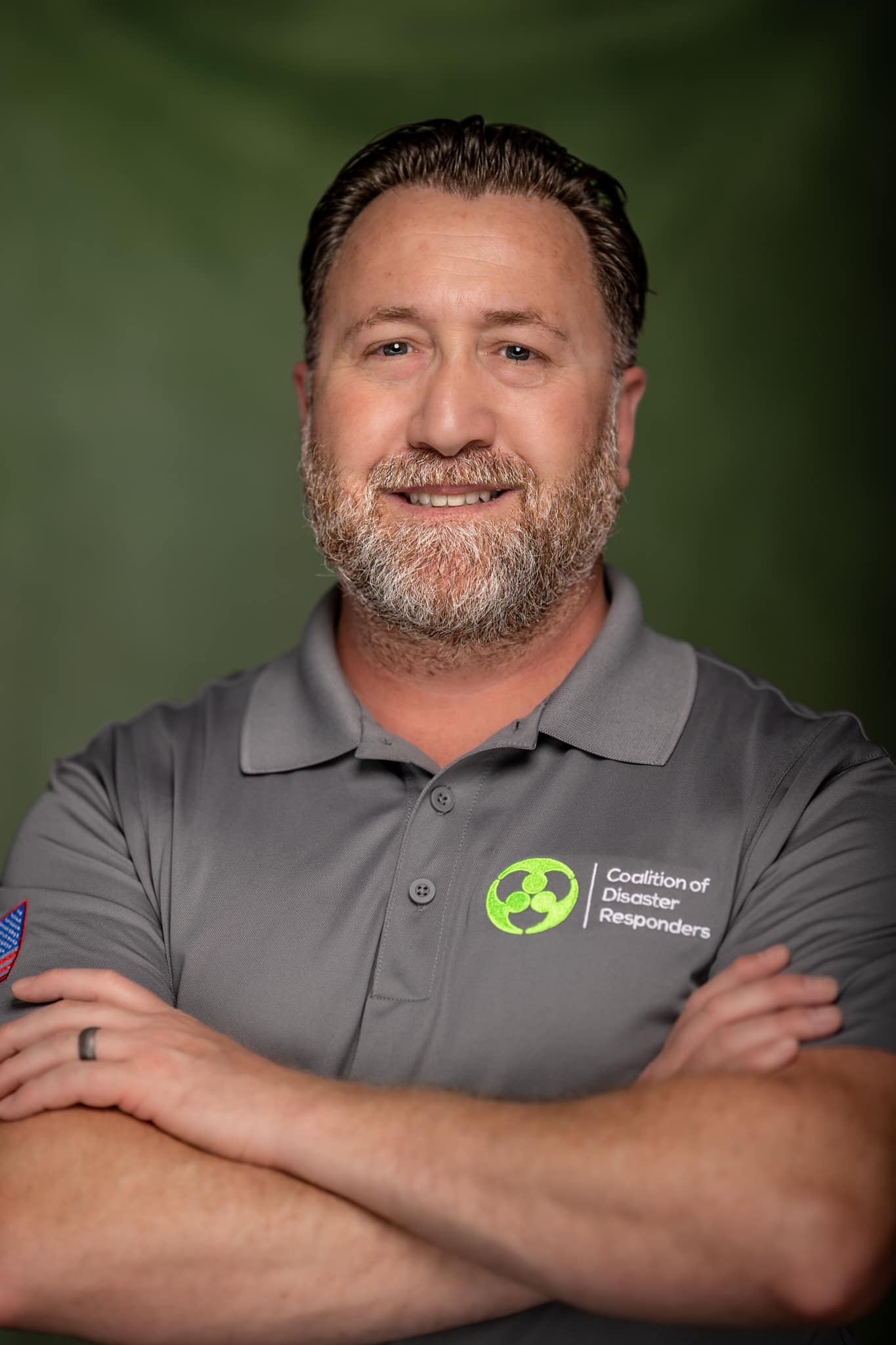 a man looking at the camera